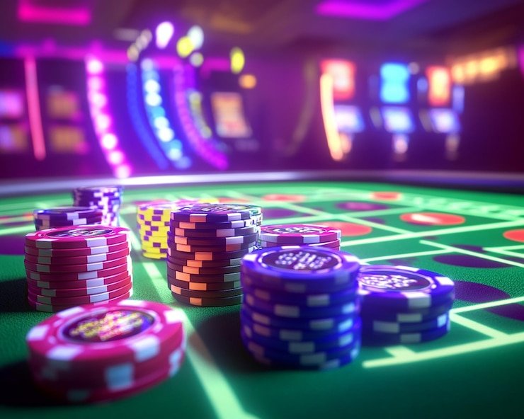 Gambaran keamanan jaringan dengan ikon gembok dan proteksi data tingkat tinggi